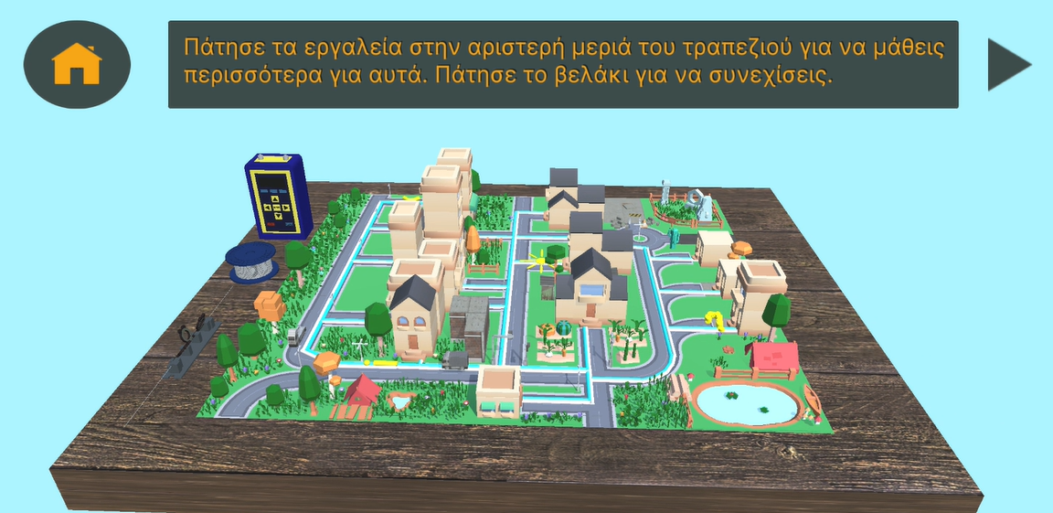 Main scene for first mission